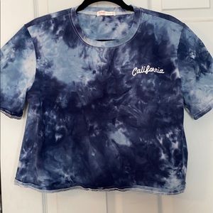 Tie dye crop top